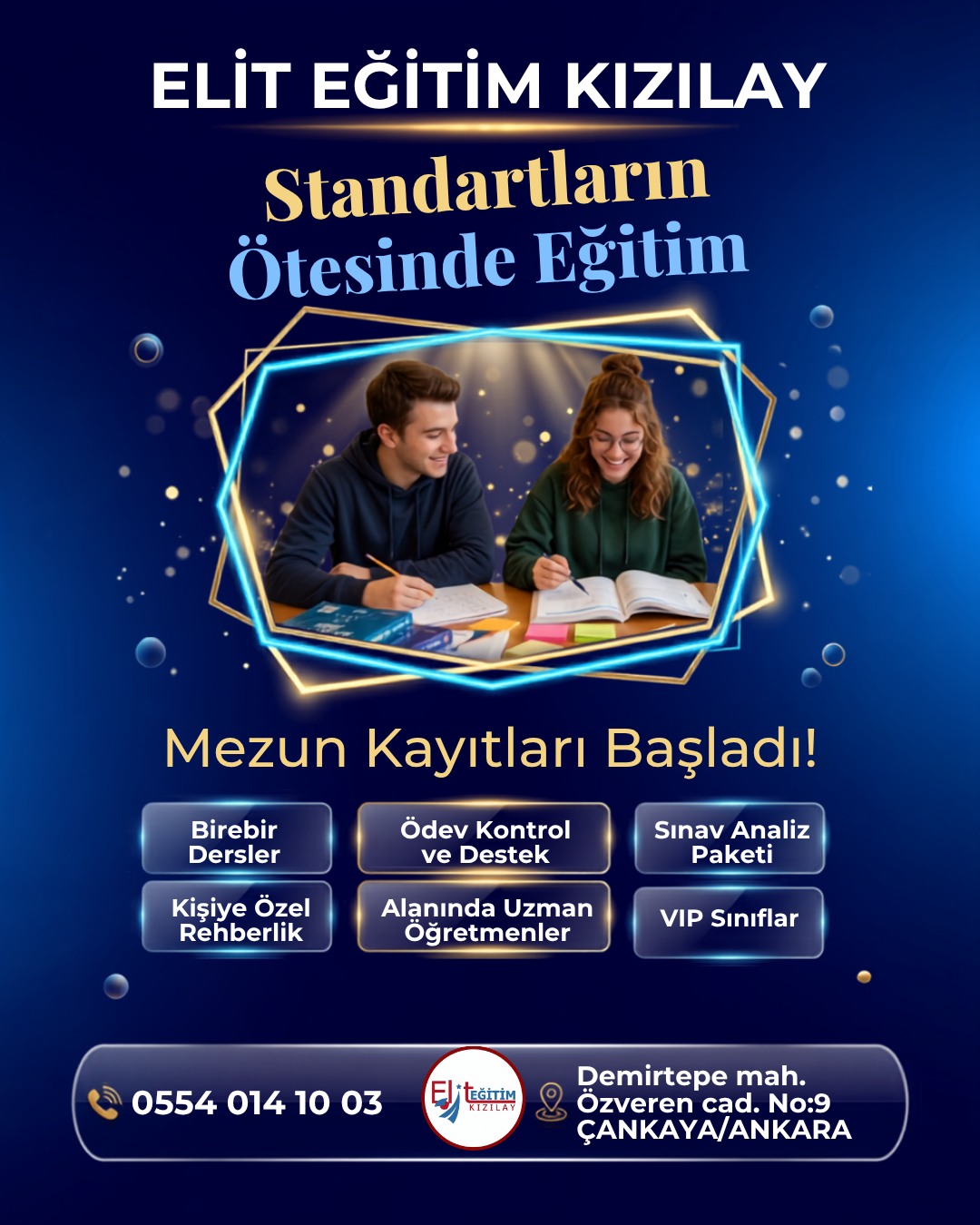 Elit Eğitim Kızılay — Mezun kayıtları başladı, standartların ötesinde eğitim